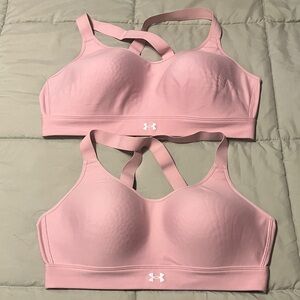 Under Armour Light Pink Sports Bra Set